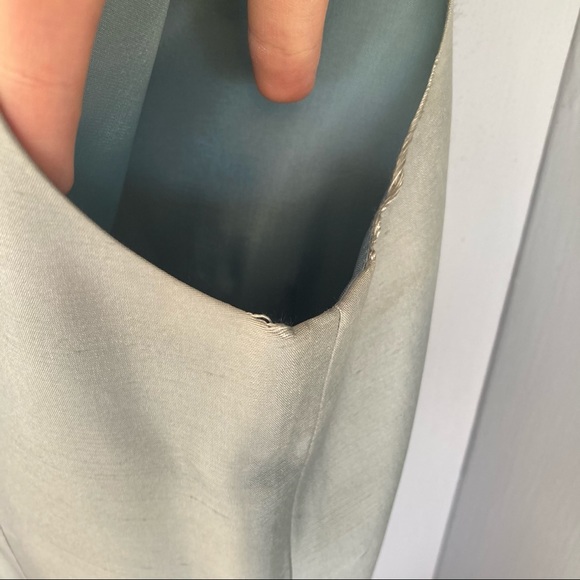 Banana republic dress size 0 blue aqua teal - Picture 5 of 7